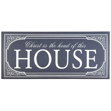 Perfectpillows 9.75 x 21.875 in. Christ Is The Head Insert Doormat PE3468699